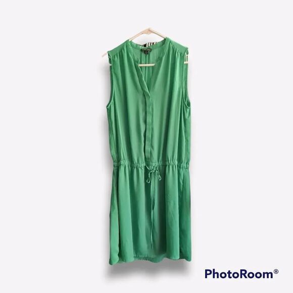 Hilary Radley Dresses & Skirts - Hilary Radley Sleeveless Sheer Tunic Dress Green 6